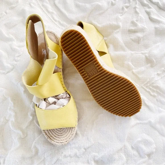 Eileen Fisher Willow Espadrille Wedge Sandal Size 8.5 New - Picture 6 of 7